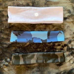 Lululemon and Athleta never worn headbands